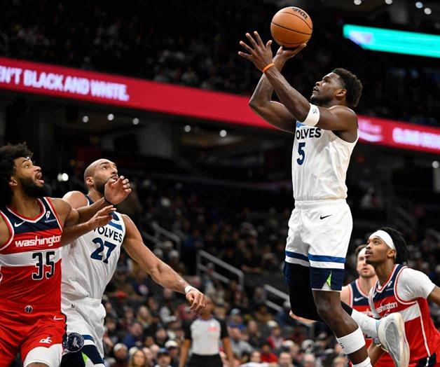 Anthony Edwards anota 35 puntos en triunfo de ´Wolves´ Anthony Edwards anota 35 puntos en triunfo de ´Wolves´