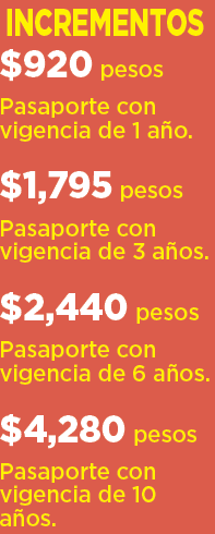Entra en vigor nuevo costo de pasaportes mexicanos