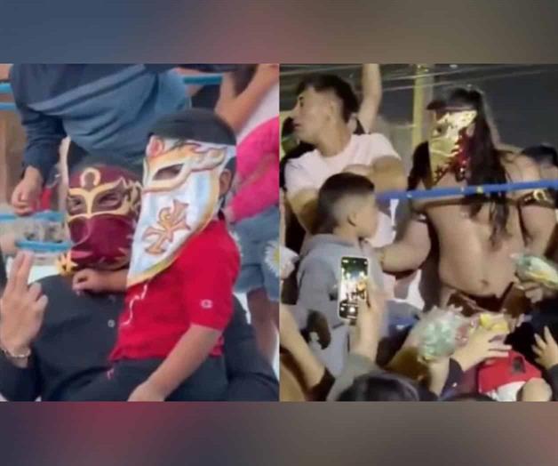 Bandido, estrella mexicana en EU sorprende a ni&ntilde;os de Torre&oacute;n