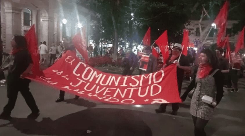 Realizan nueva protesta en Morelos por incursión de EU en Venezuela Realizan nueva protesta en Morelos por incursión de EU en Venezuela