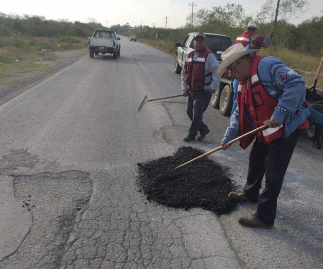 Rehabilitan vía a la Laguna Madre Rehabilitan vía a la Laguna Madre