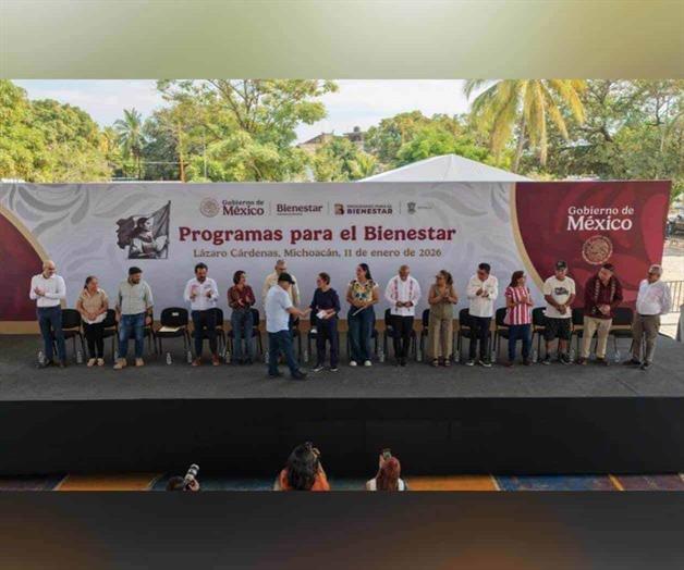 En Michoac&aacute;n, 1mill&oacute;n 326 mil personas reciben Programas de Bienestar