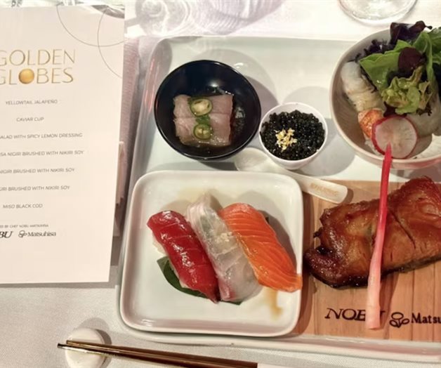 Este es el men&uacute; en la gala de los Globos de Oro 2026