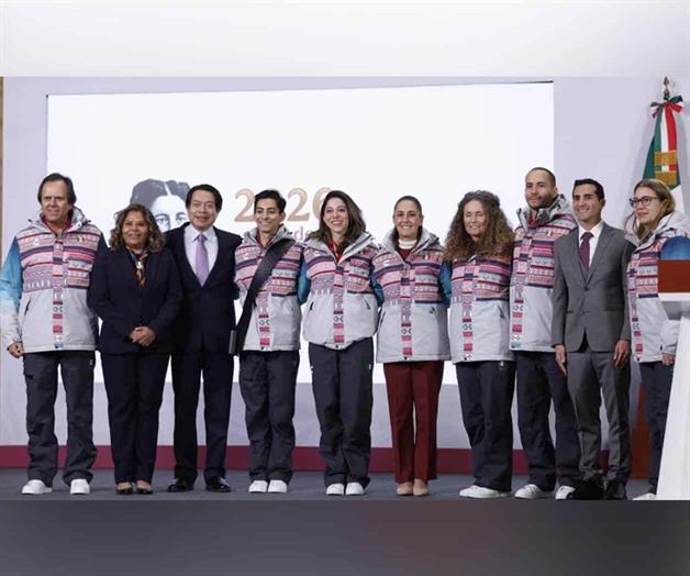 Sheinbaum encabeza abanderamiento rumbo a JO de Invierno de Mil&aacute;n