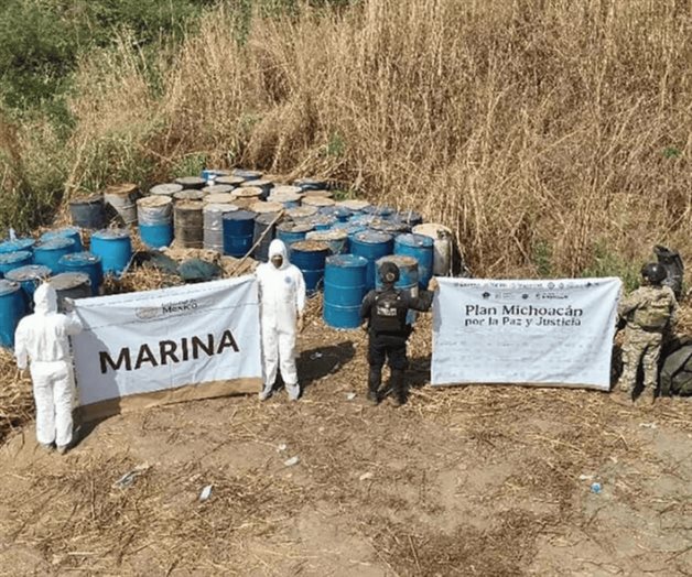 Semar destruyen laboratorios clandestinos en 3 estados