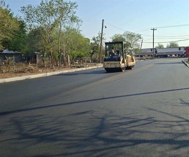 Concluir&aacute; pavimentaci&oacute;n  en el ejido Carreta No. 2