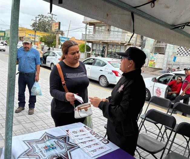 Con proximidad, polic&iacute;as van contra violencia familiar