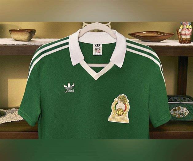 Adidas lanza playera retro de la Selecci&oacute;n Mexicana