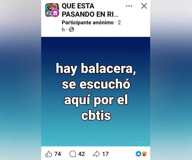 Registran infernal balacera de madrugada