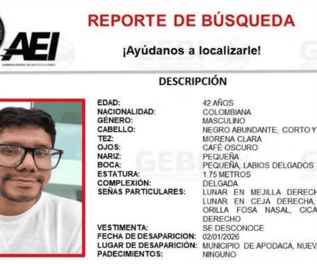 Exigen presentaci&oacute;n con vida de catedr&aacute;tico desaparecido en Monterrey