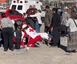 Dos lesionados en accidente en la Lázaro