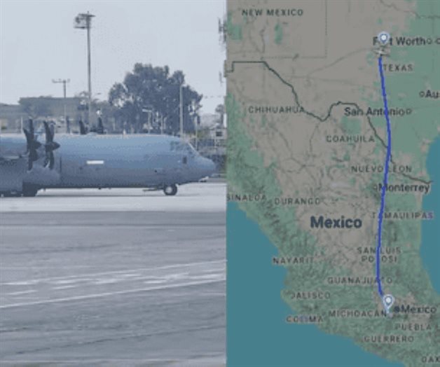 Avi&oacute;n militar de EU que aterriz&oacute; en Toluca fue autorizado, se&ntilde;alan