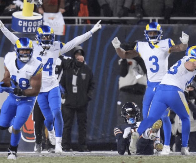 Los Rams van a la Final: vencieron 20-17 a los Chicago Bears