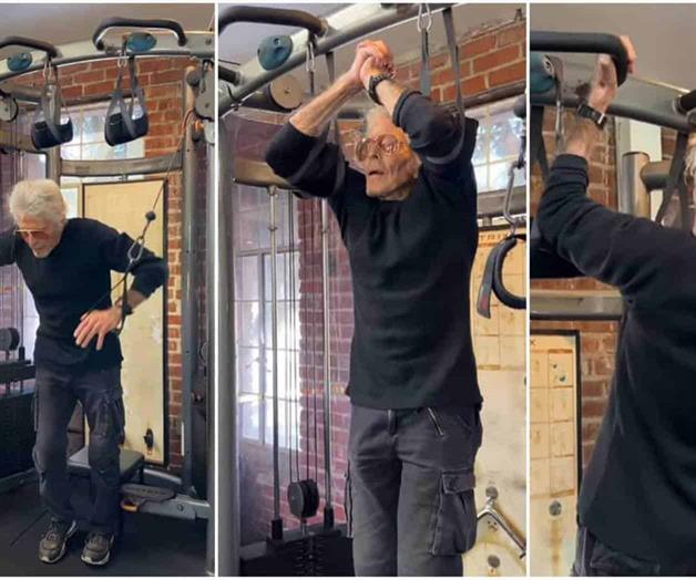 Jorge Rivero sorprende su f&iacute;sico a sus 88 a&ntilde;os