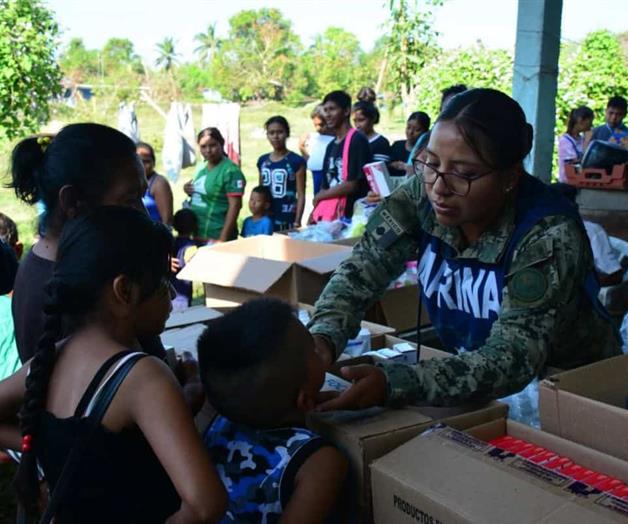 Lleva Marina atenci&oacute;n m&eacute;dica sitios de dif&iacute;cil acceso