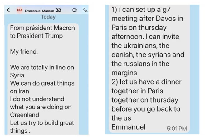 Puntada de Trump mostrar mensajes de presidentes